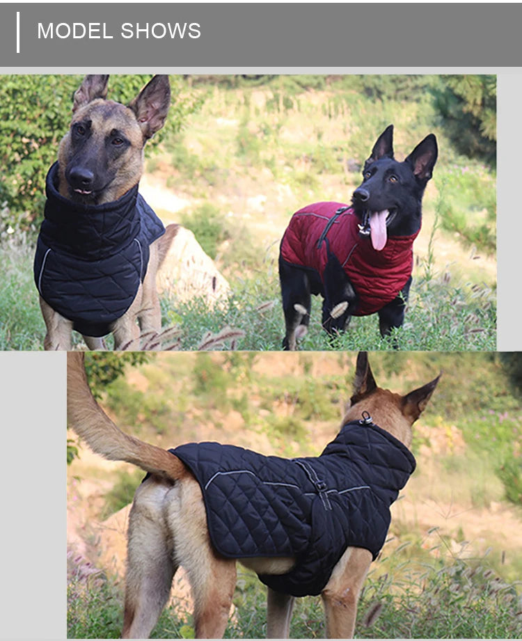 Waterproof Reflective Dog Jacket - Warm Outdoor Winter Vest