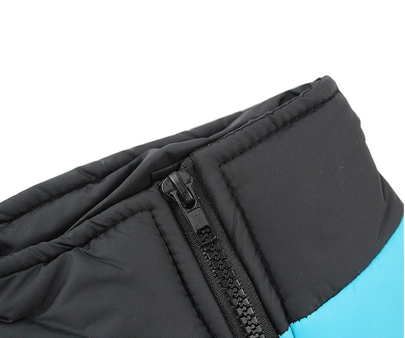 Waterproof Padded Dog Jacket - Winter Zipper Vest for Dogs