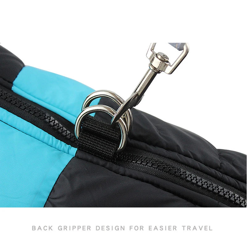 Waterproof Padded Dog Jacket - Winter Zipper Vest for Dogs