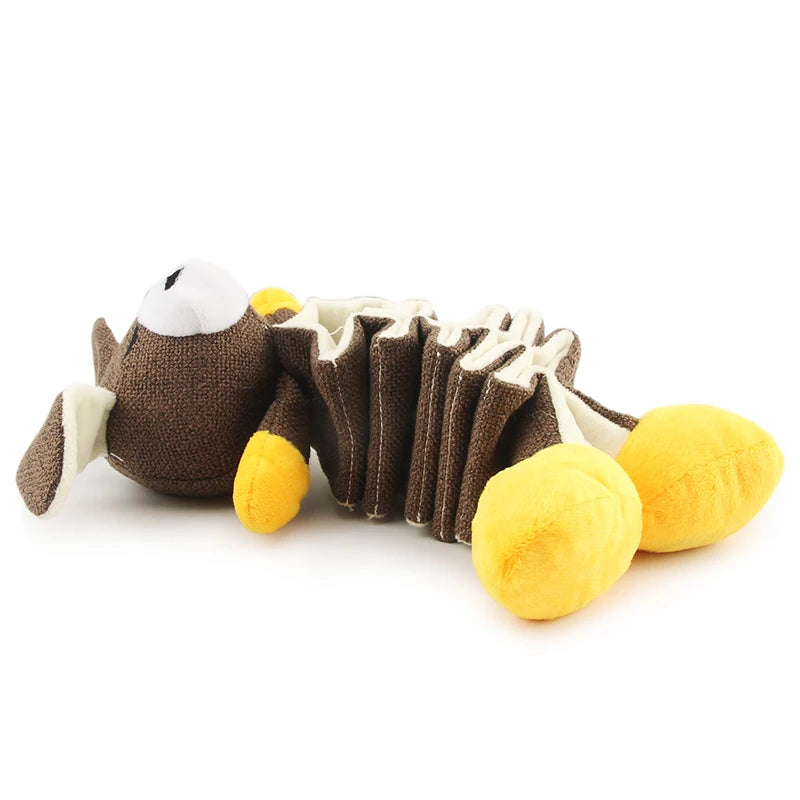 Slow Feeder Plush Dog Toy – Koala, Kangaroo, Hippo Design