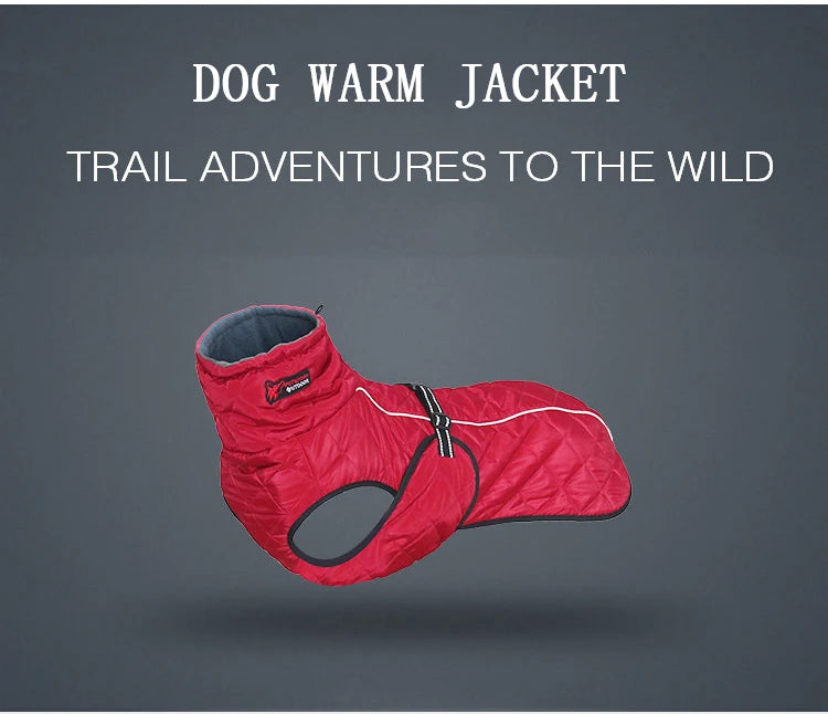Waterproof Reflective Dog Jacket - Warm Outdoor Winter Vest