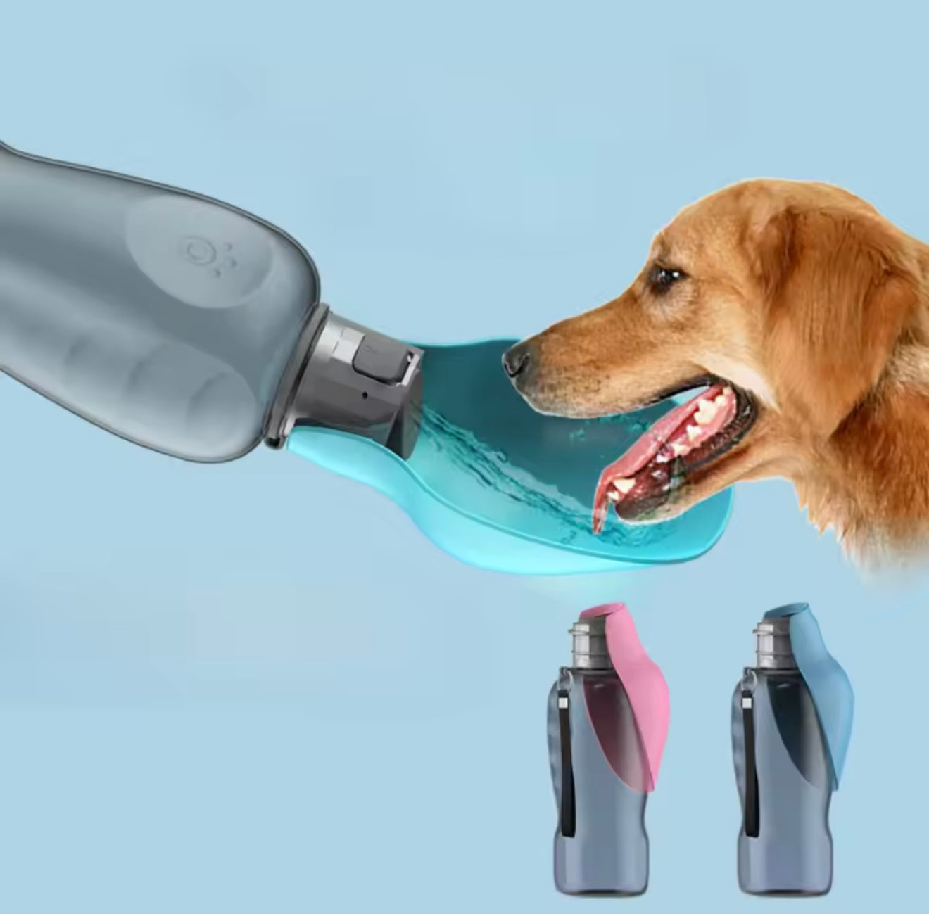 PawBreeze Hydration Bottle - Leakproof Travel Dispenser