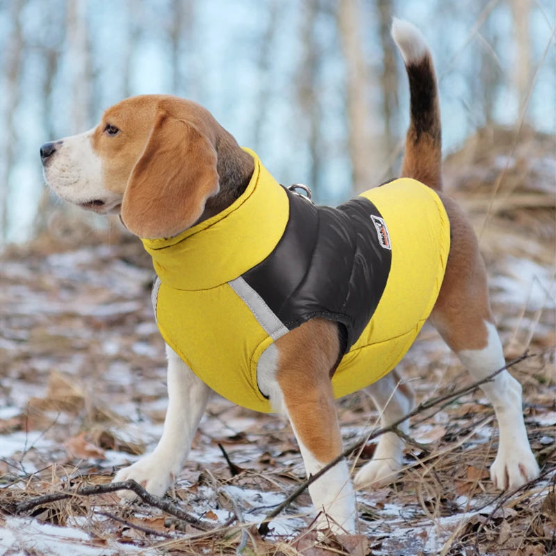 Waterproof Dog Jacket – Winter Warm Vest for Small & Large Dogs