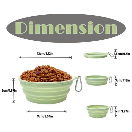 PawSip™ Travel Bowls - Collapsible 2-Pack