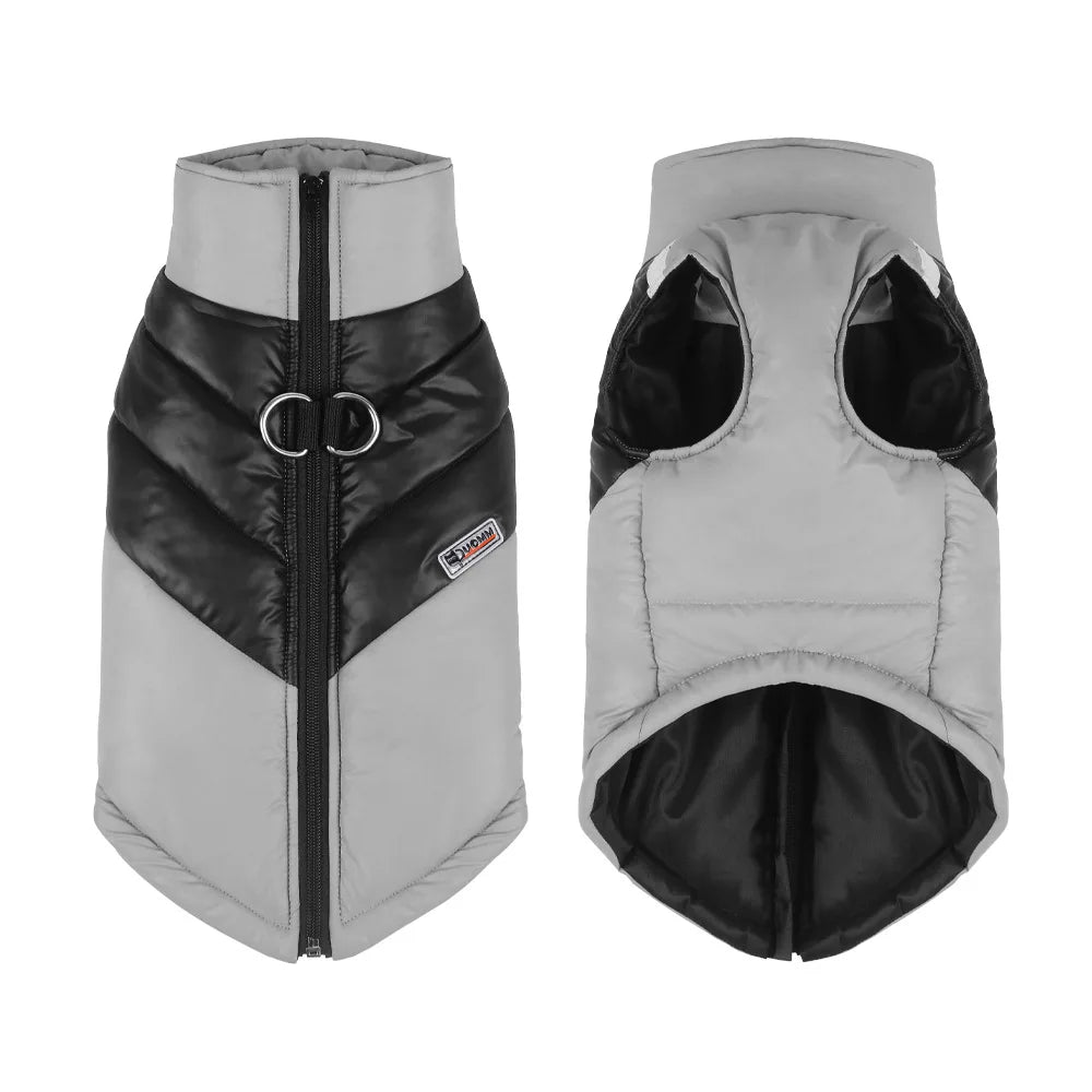 Waterproof Dog Jacket – Winter Warm Vest for Small & Large Dogs
