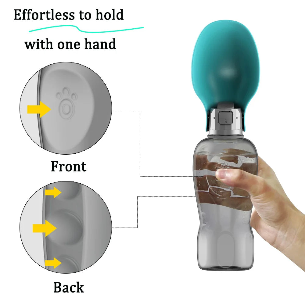 PawBreeze Hydration Bottle - Leakproof Travel Dispenser