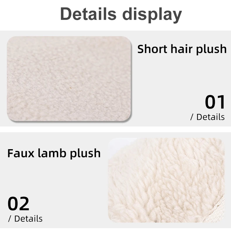 Sherpa Suede Dog Coat - Adjustable Warm Fleece Winter Jacket