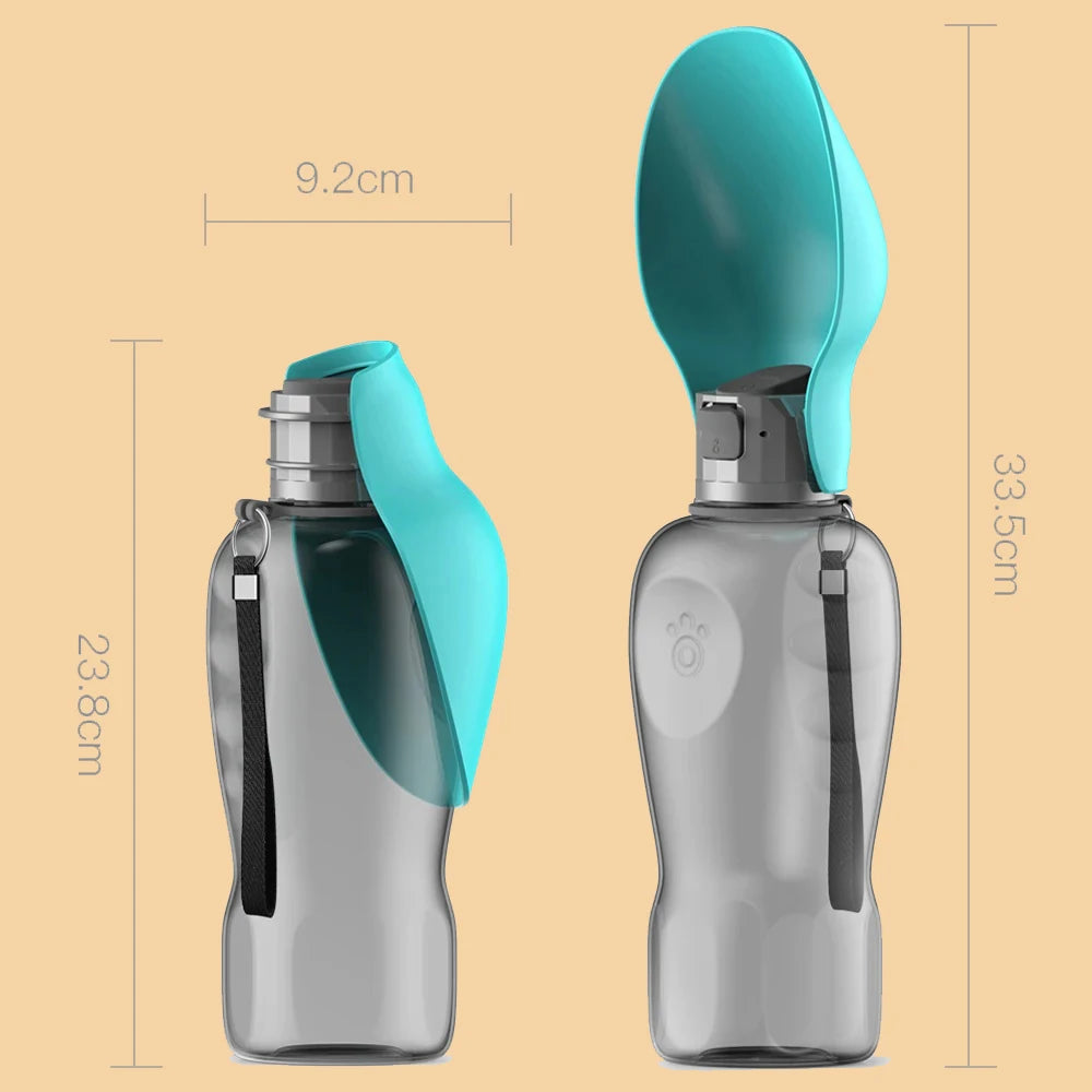 PawBreeze Hydration Bottle - Leakproof Travel Dispenser