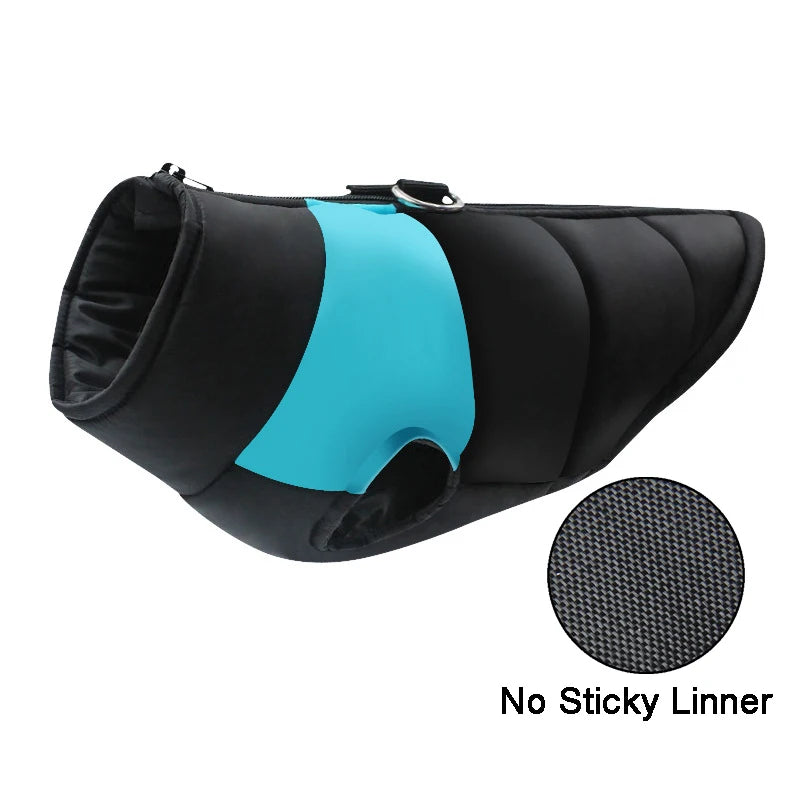 Waterproof Padded Dog Jacket - Winter Zipper Vest for Dogs