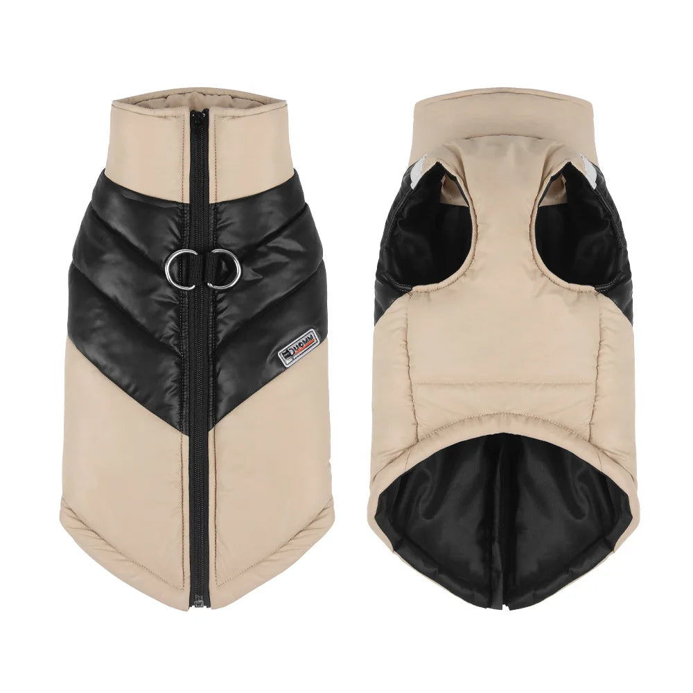Waterproof Dog Jacket – Winter Warm Vest for Small & Large Dogs