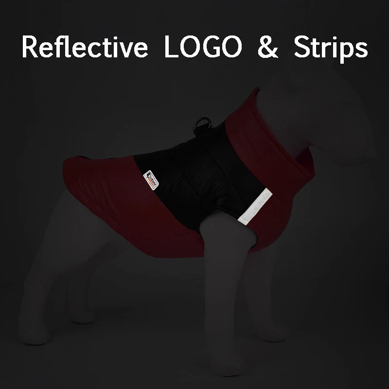 Waterproof Dog Jacket – Winter Warm Vest for Small & Large Dogs