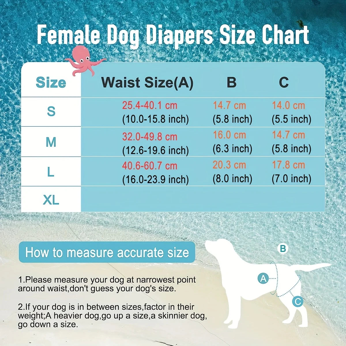 PawDress™ Washable Dog Diaper Dress - Cute & Comfortable
