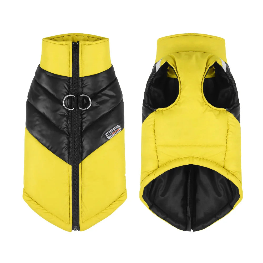 Waterproof Dog Jacket – Winter Warm Vest for Small & Large Dogs