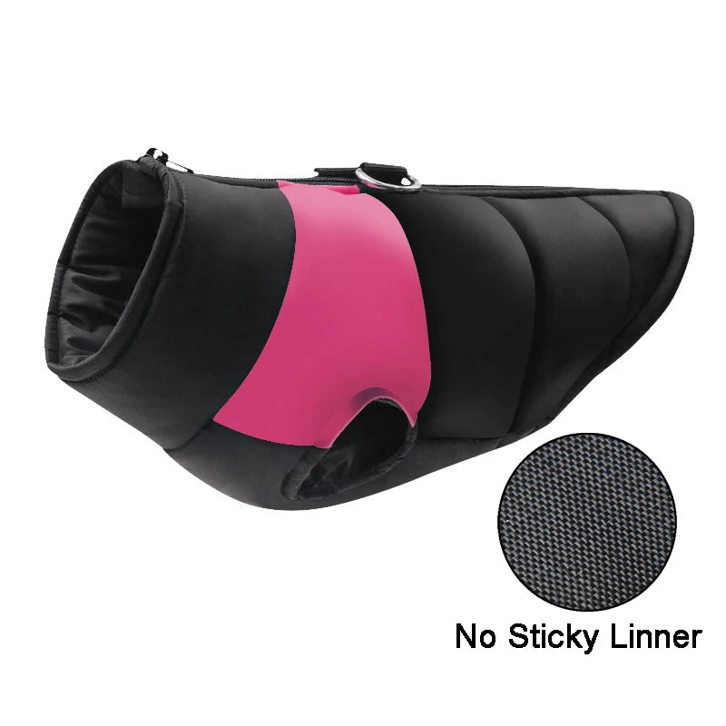 Waterproof Padded Dog Jacket - Winter Zipper Vest for Dogs