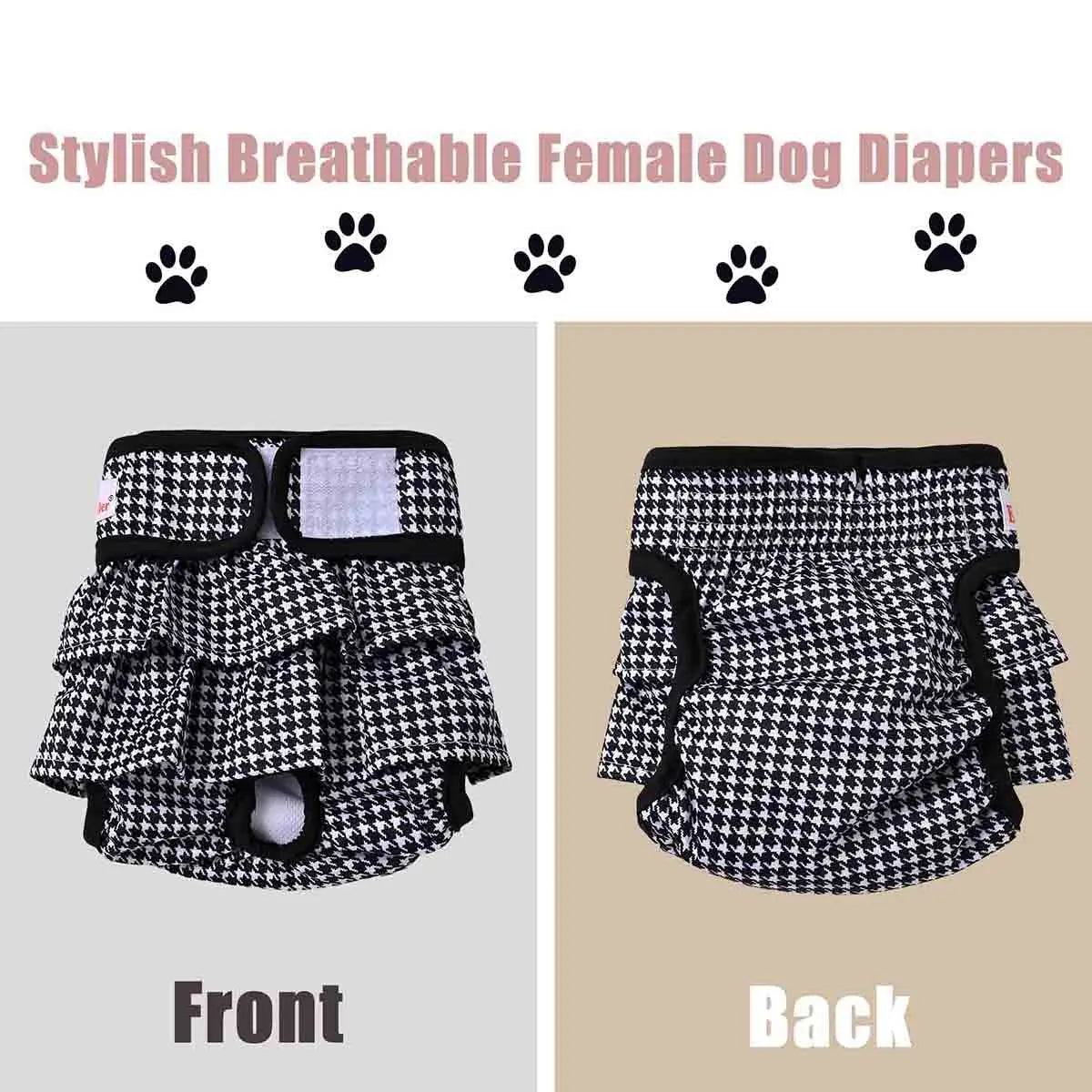 PawDress™ Washable Dog Diaper Dress - Cute & Comfortable