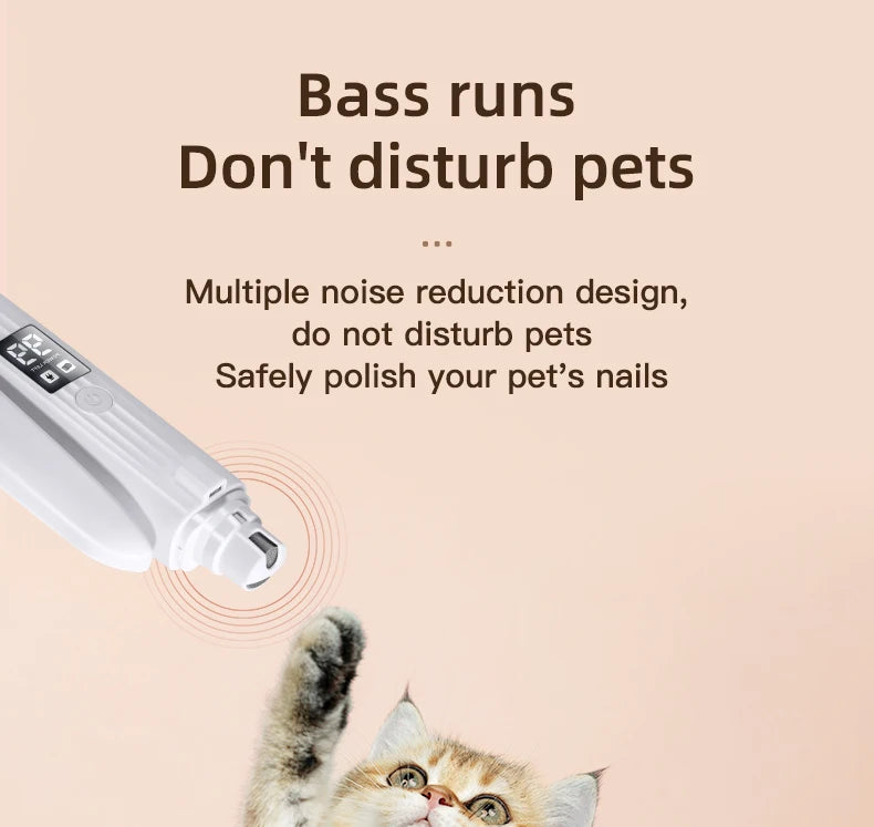 Intelligent Dog Nail Polisher – Professional Grooming Tool