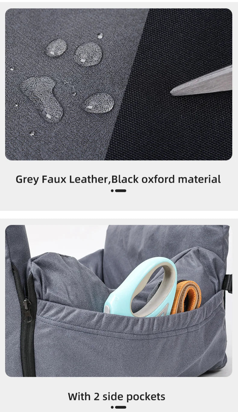 Inflatable Dog Car Seat Bed – Portable Booster for Small Pets