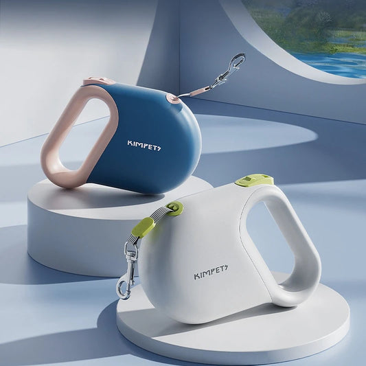 5M Retractable Dog Leash – Reflective & Tangle-Free