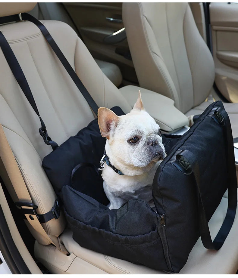 Inflatable Dog Car Seat Bed – Portable Booster for Small Pets