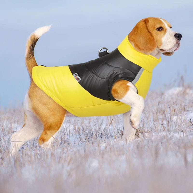 Waterproof Dog Jacket – Winter Warm Vest for Small & Large Dogs