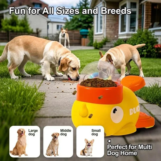 Dog Toy & Treat Dispenser – Duck Puzzle Feeder