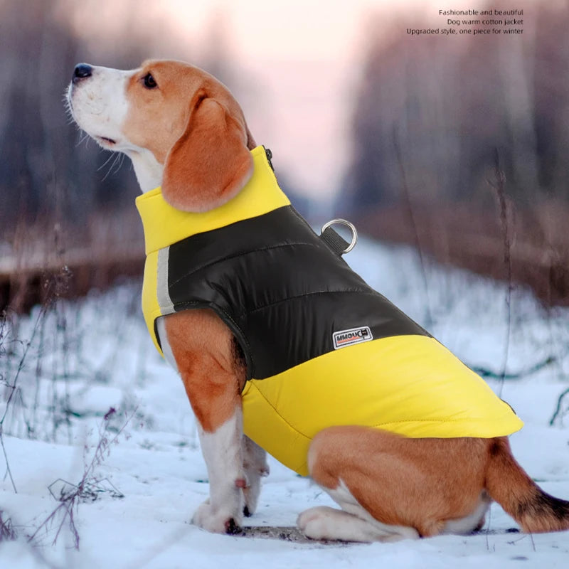 Waterproof Dog Jacket – Winter Warm Vest for Small & Large Dogs
