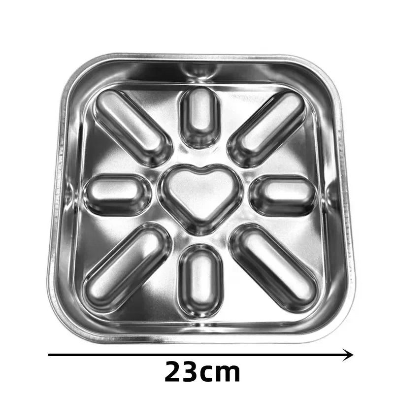 Stainless Steel Slow Feeder Dog Bowl – Non-Slip, Large Capacity