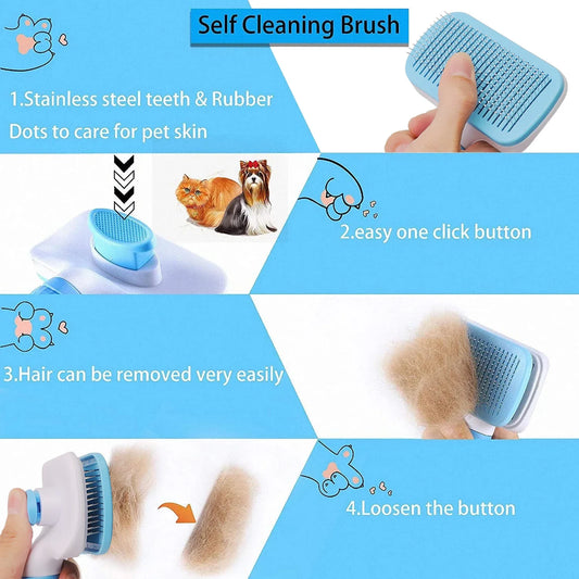Furbliss Pet Grooming Brush – Dogs & Cats De-Shedding Tool