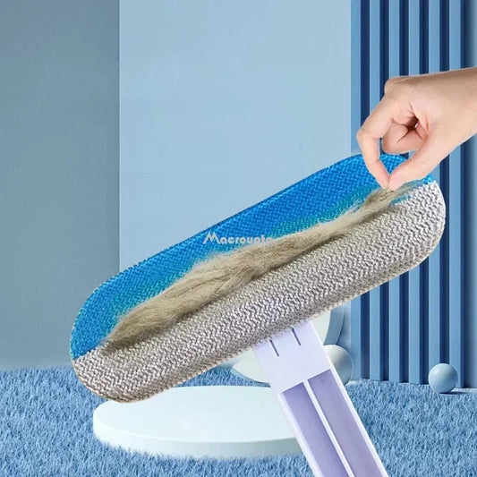 Reusable Pet Hair Remover Brush for Carpet & Sofa