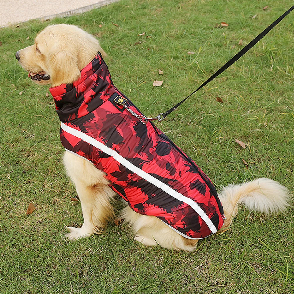 Waterproof Reflective Winter Dog Jacket for Large Breeds