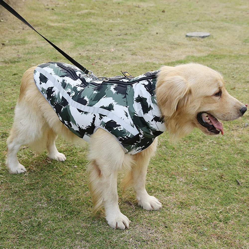 Waterproof Reflective Winter Dog Jacket for Large Breeds