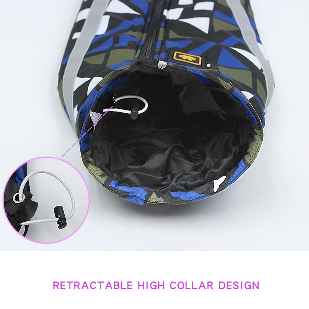 Waterproof Reflective Winter Dog Jacket for Large Breeds