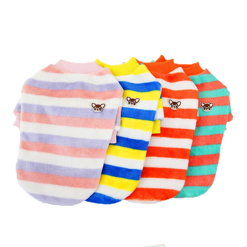 Soft Fleece Pet Sweater - Autumn, Winter Warm Clothes