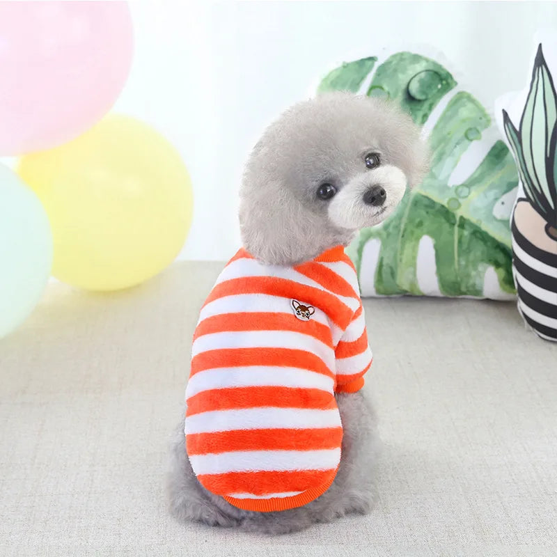 Soft Fleece Pet Sweater - Autumn, Winter Warm Clothes