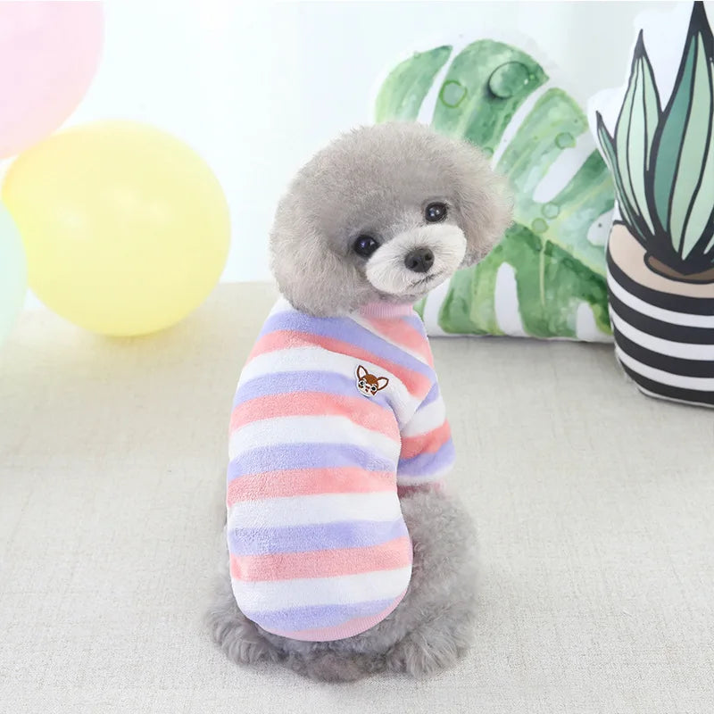 Soft Fleece Pet Sweater - Autumn, Winter Warm Clothes