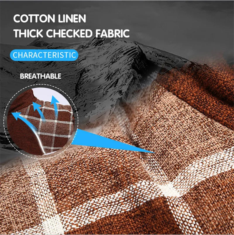 Plaid Winter Dog Jacket – Reflective & Windproof