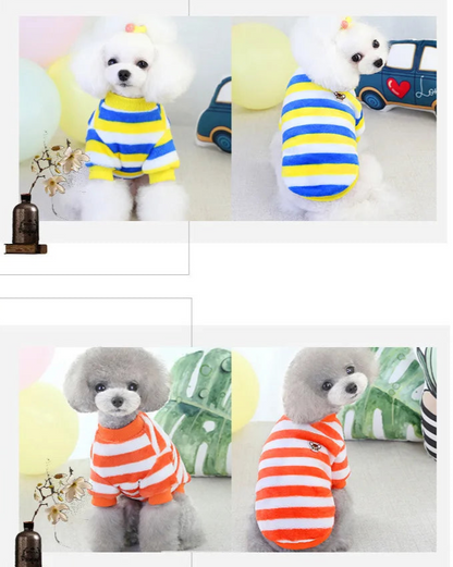 Soft Fleece Pet Sweater - Autumn, Winter Warm Clothes