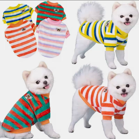 Soft Fleece Pet Sweater - Autumn, Winter Warm Clothes