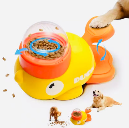 Dog Toy & Treat Dispenser – Duck Puzzle Feeder
