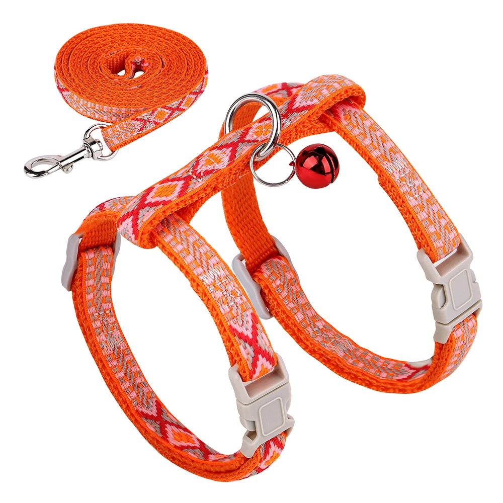 Escape-Proof Cat Harness & Leash – Adjustable, Safe & Stylish
