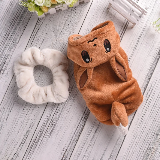 Funny Halloween Fleece Dog Costume – Warm Hoodie Coat