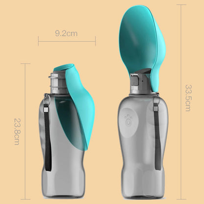 PawBreeze Hydration Bottle - Leakproof Travel Dispenser