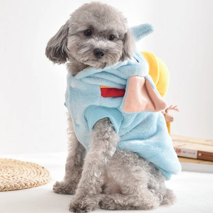 Thick Winter Dog Hoodie - Christmas & Halloween Pet Jacket