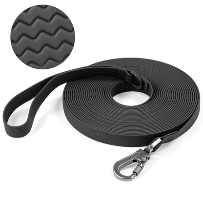 Waterproof PVC Dog Leash – Long, Non-Slip Training Lead