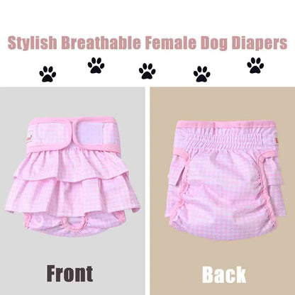 PawDress™ Washable Dog Diaper Dress - Cute & Comfortable