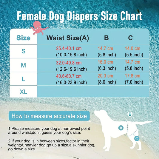 PawDress™ Washable Dog Diaper Dress - Cute & Comfortable