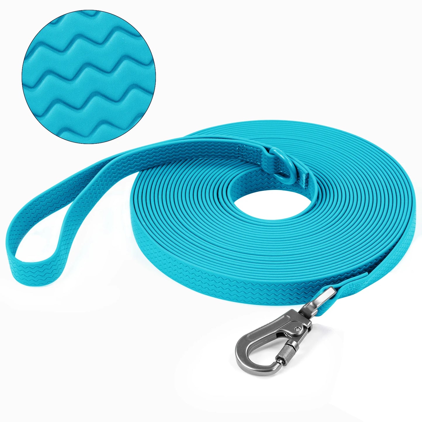 Waterproof PVC Dog Leash – Long, Non-Slip Training Lead