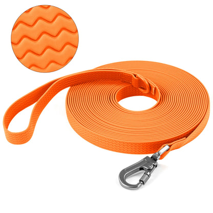 Waterproof PVC Dog Leash – Long, Non-Slip Training Lead
