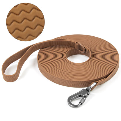 Waterproof PVC Dog Leash – Long, Non-Slip Training Lead