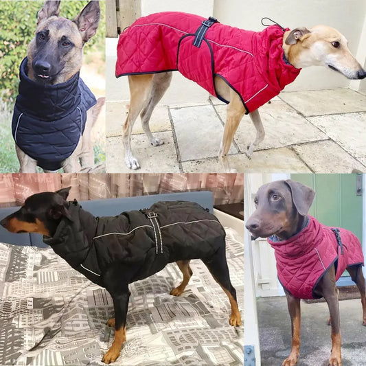 Waterproof Reflective Dog Jacket - Warm Outdoor Winter Vest